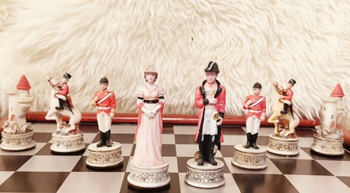 Battle waterloo chess set - battle, of