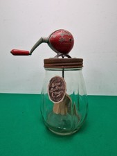 Vintage 1930s Blow 3/30 Manual Kitchen Glass Butter Churn A/F