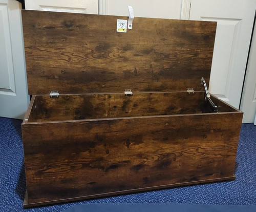Extra large wooden storage box - wooden,