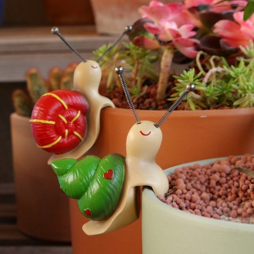 Resin snail statue 2pcs - statue, for