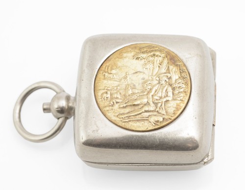 Antique silver plate - plate, sovereign