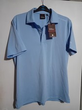 OSCAR JACOBSON Chap Course Polo Shirt Men’s Large Blue Golf