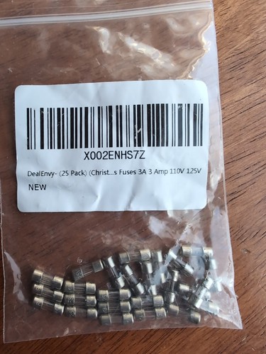 125v replacement fuses 10 - 3a, -10