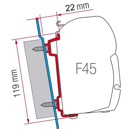 Fiamma kit for ford - ford, hi