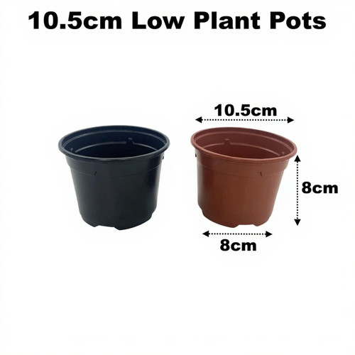 5cm plant pots round - 10.5cm,