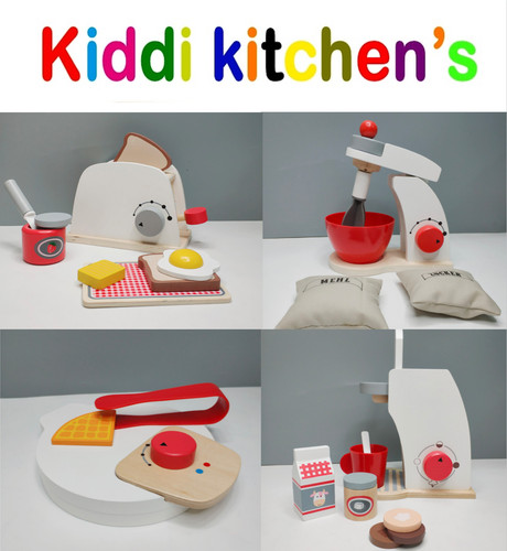 Kids wooden kitchen set