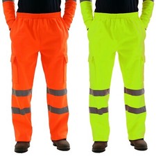 Mens Hi Viz Vis Work Fleece