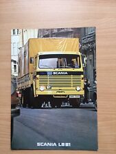 Scania LB81 Sales/Marketing Brochure 1977