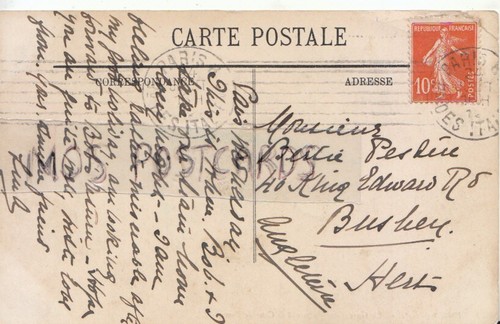Genealogy postcard 40 - 40, king