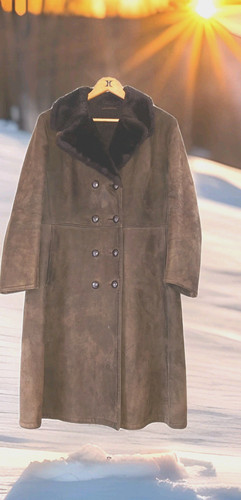 Ladies sheepskin coat size - sheepskin, coat.