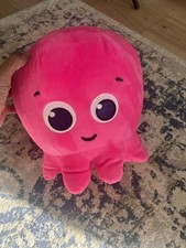 Plush Octopus Energy Bright Pink 9inch Soft Toy