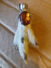 Vintage Order Of The Elks Rhinestone Lucky Rabbit Foot Brooch Pin