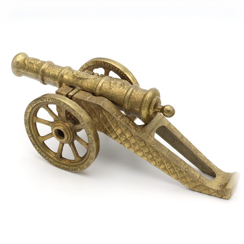 Bronze cannon statue - bronze,