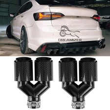 2.5" inlet 4" outlet Carbon