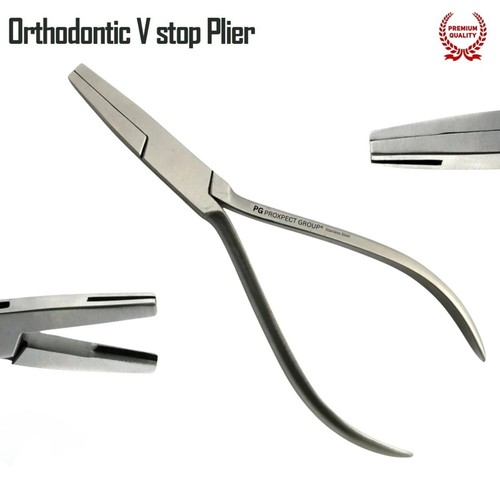 Stop pliers orthodontic - v-stop,