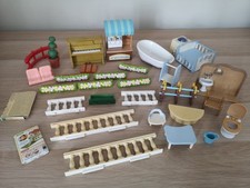 Sylvanian Families Bundle Spares furniture,nursery, cot ice cream parlour Xmas.