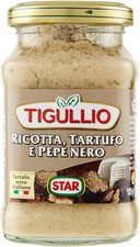 3X Star Tigullio GranPesto Ricotta Tartufo Pepe Nero, Truffle and Black Pepper 