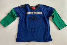 One Up Boys Long Sleeve Top 2 years Blue Green French Eliane et Lena