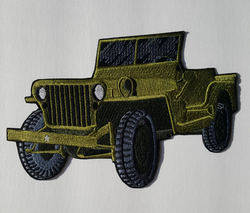 Military vehicle embroidered - vehicle,