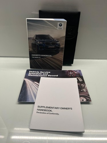 Bmw owners pack handbook - bmw, x3