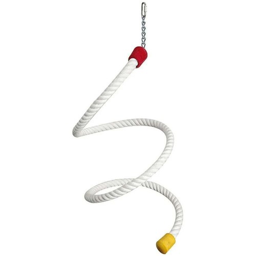 Cotton spiral rope - cotton, bird