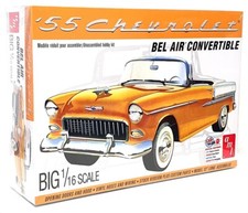 AMT Round 2 1/16 Scale AMT1134/06 - 1955 Chevrolet Bel Air Convertible