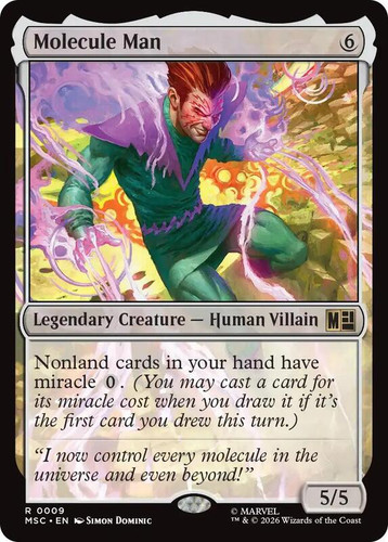 Mtg commander marvel - (msc), commander: