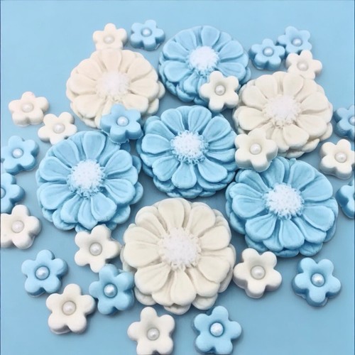 Edible fondant flowers - edible,