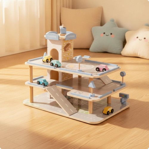 Children parking garage play - garage,