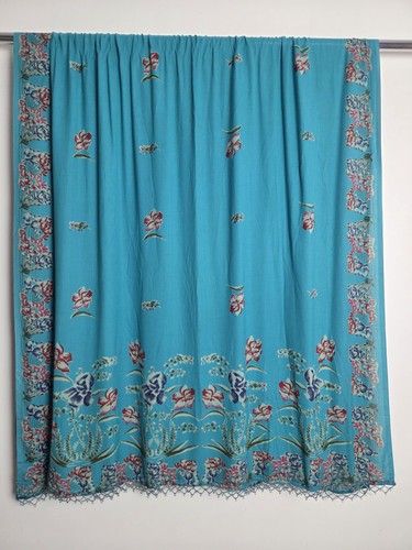 Ladies blue floral indian - ladies,