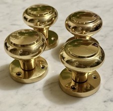 2 Pairs Of Vintage Brass Door