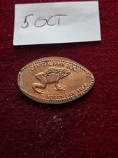 Central Park Zoo Poison Dart Frog Pressed Penny