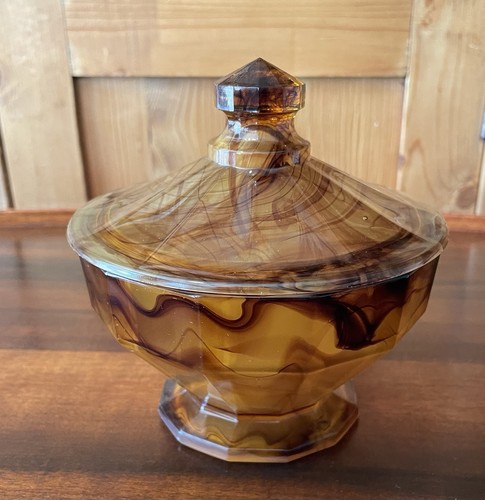 Art deco davidson cloud glass - art,