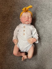 Realistic Reborn Baby Doll Full Body Sleeping Lifelike Newborn Girl Toy
