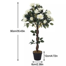 Large Artificial Rose Tree in