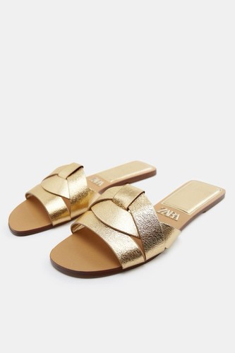 Zara women gold metallic - women’s,