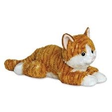 Aurora 31456 Flopsies Chester The Cat 12 in Soft Toy - Brown Ginger/White
