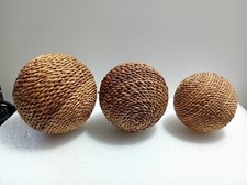 Three Decorative Spheres Made