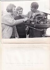 Original Press Photo Power Boat Racing Harry Fox Jim Bridge & wife Janet 1980s