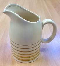 Gray pottery vintage cream - vintage,