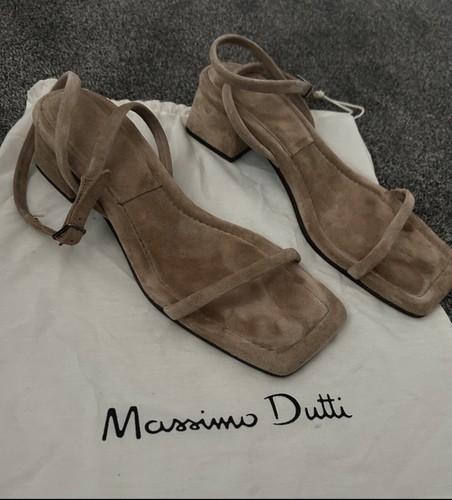 Massimo dutti suede - sandals,
