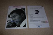 MUHAMMAD ALI HAND SIGNED 8 x 10 PHOTO WITH COA 