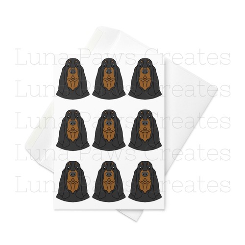 Black and tan coonhound - black,