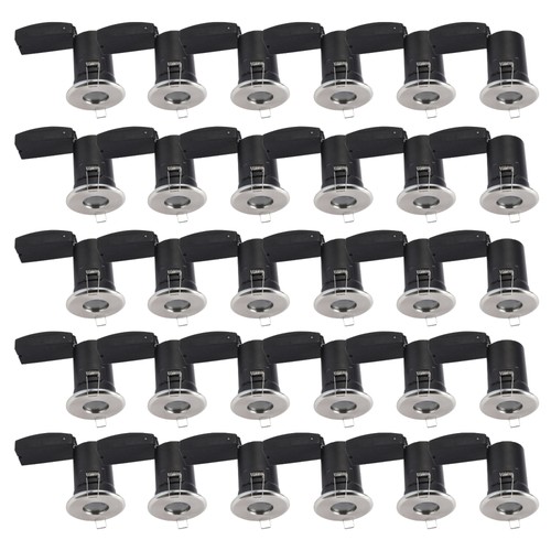 Set brushed chrome gu10 - 30,