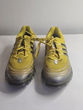 Adidas Powerband Chassis Golf Shoes Yellow/Silver UK 10 – Very Good