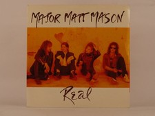 MAJOR MATT MASON REAL (96) 2 Track 7" Single including Picture Sleeve BMG