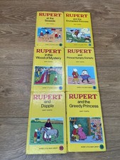 Rupert The Bear Little Bear Library Bundle 7 x Vintage Hardcover Books Job Lot