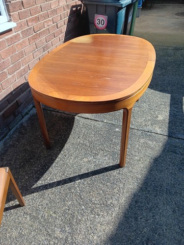 Dining table and - chairs,