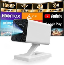 Mini Projector with WIFI 6 and