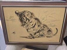 framed print "Tiger Cub and